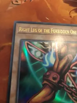 Yugioh Right Leg of the Forbidden One Ultra Rare 25th Anniversary LOB - Image 4