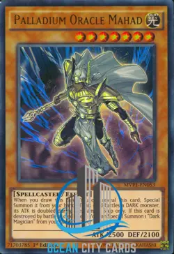 Yugioh Palladium Oracle Mahad MVP1-EN053 Ultra Rare 1st Edition - Image 1