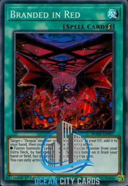 Yugioh Branded in Red BODE-EN057 Super Rare 1st Edition NM - Image 1