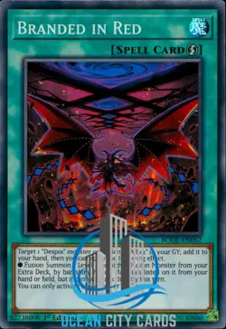Yugioh Branded in Red BODE-EN057 Super Rare 1st Edition NM - Image 3