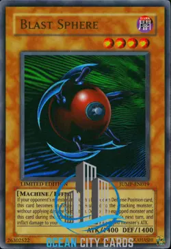Yugioh JUMP-EN019 Blast Sphere Ultra Rare Limited Edition NM - Image 1