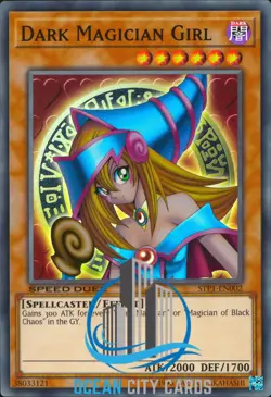 Yugioh Dark Magician Girl STP1-EN002 Super Rare UNL Edition - Image 1