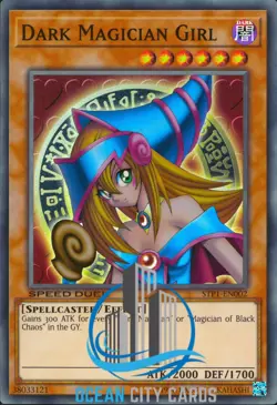 Yugioh Dark Magician Girl STP1-EN002 Super Rare UNL Edition - Image 3
