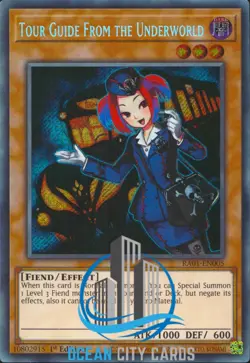 Yugioh Tour Guide From The Underworld RA01-EN005 Secret Rare 1st Edition - Image 5