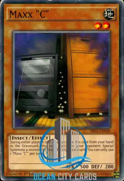 Yugioh Maxx C SR03-EN020 Common 1st Edition HP - Image 1