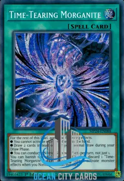 Yugioh MP24-EN088 Time-Tearing Morganite Prismatic Secret Rare 1st Edition - Image 1