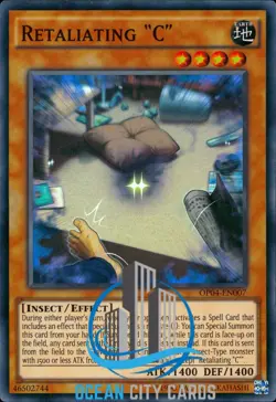 Yugioh Retaliating "C" OP04-EN007 Super Rare - Image 3
