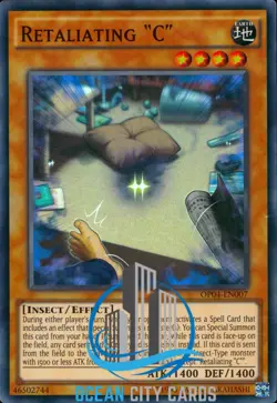 Yugioh Retaliating "C" OP04-EN007 Super Rare - Image 5