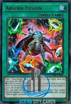 Yugioh Absorb Fusion CORE-EN092 1st Edition Ultra - Image 1