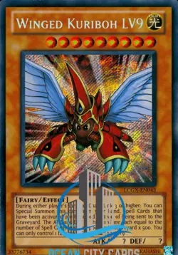 Yugioh Winged Kuriboh LV9 LCGX-EN043 Secret rare - Image 1