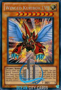 Yugioh Winged Kuriboh LV9 LCGX-EN043 Secret rare - Image 3