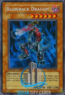 Yugioh Blowback Dragon MC2-EN005 Secret Rare Limited Edition - Image 3