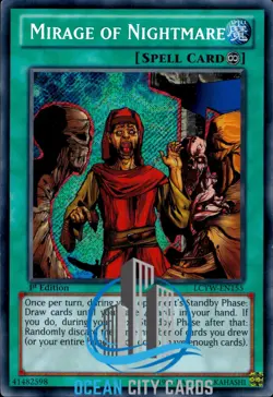 Yugioh Secret Rare Mirage Of Nightmare LCYW-EN155 1st Edition - Image 1