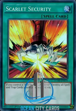 Yugioh Scarlet Security LC5D-EN076 Super Rare 1st Edition - Image 1