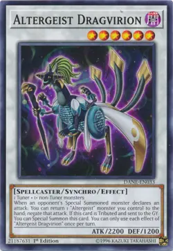 Altergeist Dragvirion - DANE-EN033 - Common - 1st Edition - Lightly Played - Image 1