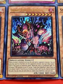 Snake-Eyes Diabellstar + Flamberge + Ash + Oak + Birch + Startling | YuGiOh! - Image 5