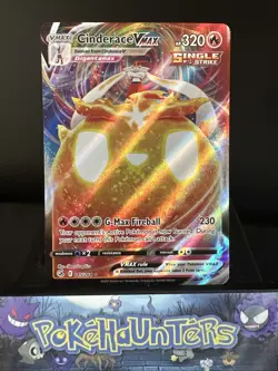 Pokemon Card Cinderace VMAX 045/264 Fusion Strike Rare Near Mint - Image 1
