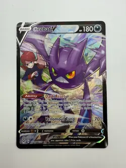 Crobat V - TG20/TG30 - Pokemon Lost Origins Trainer Gallery Ultra Rare Card NM - Image 1