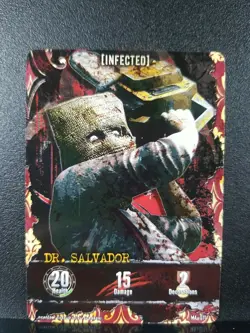 Resident Evil Deck Building Game Replacement Card Infected Dr. Salvador Boss CCG - Image 1