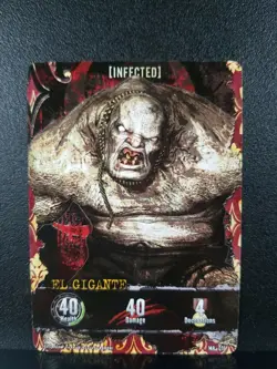 Resident Evil Deck Building Game Replacement Card Infected El Gigante Boss - Image 1