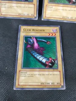 3x Claw Reacher SDY-018 Common Unlimited Yu-Gi-Oh Card LP Playset TCG CCG - Image 4