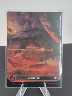 MTG - Mountain (#370) (Borderless) (Galaxy Foil) - Edge of Eternities (NM) - Image 1