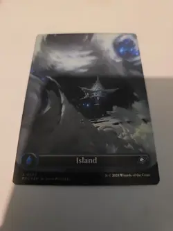 MTG - Island (#368) (Borderless) (Galaxy Foil) - Edge of Eternities (NM) - Image 1