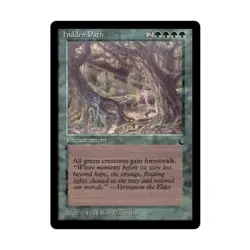 WOTC MtG The Dark Hidden Path (R) EX - Image 1