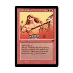 WOTC MtG Legends Aerathi Berserker (U) EX - Image 1