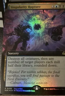 MTG Singularity Rupture Edge of Eternities Buy A Box Promo New - Image 1