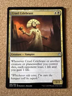 Cruel Celebrant #188 War of the Spark WAR Magic MTG - Image 1