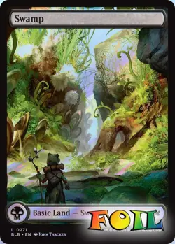 Swamp (0271) 0271 MTG Bloomburrow Land NP Foil - Image 1