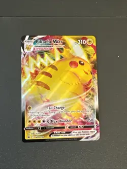 2023 Pokemon SWSH #286 FA Pikachu VMAX Black Star Promo Mint - Image 1