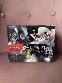 Pokemon Unova Black Bolt White Flare 8 Mini Tins Display Box New Sealed - Image 1