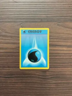 Water Energy, 1999 Base Set Unlimited, Pokemon Game - Mint, Pack Fresh - Image 1