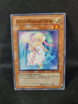 YUGIOH White Magician Pikeru DR2-EN145 Dark Revelation 2 Near-Mint NM TCG - Image 1