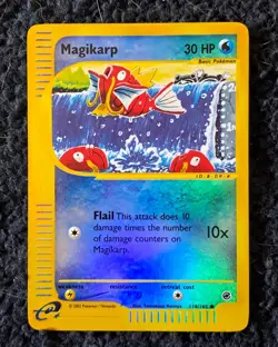 Pokemon Card Magikarp Holo Foil Reverse 118/165 Expedition EXC / NM (Komiya) - Image 1