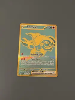 Pokemon TCG 2024 Paldean Fates: Chi-Yu ex 241/091 Hyper Rare Card - Near Mint - Image 1