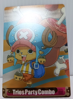 Tony Tony Chopper NM One Piece Morinaga Clear Plastic Card Japanese Rare - Image 4