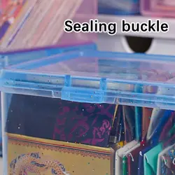 Anime Card Box Anime Fans Collectible Card Storage Case Adjustable Sincere - Image 5