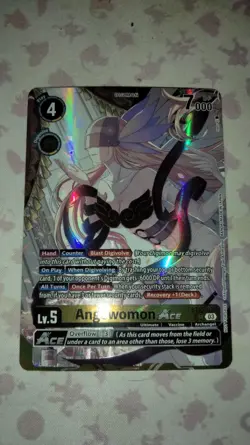 Angewomon ACE Alternative Art BT15-038 SR Digimon Card English NM - Image 1