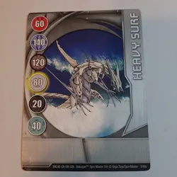 BAKUGAN Battle Brawlers - HEAVY SURF -Metal Gate Card 3/48c BA246 - Image 3