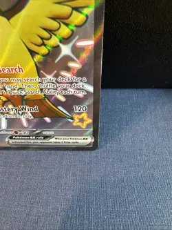 Pokemon TCG 2024 Paldean Fates: Pidgeot ex 221/091 Shiny Holo Card - Near Mint - Image 5