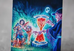 Time Tornado MTG Satirical Ironically Altered Art of Time Twistwer Alpha - Image 2