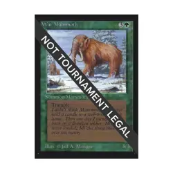 WOTC MtG International Ed. War Mammoth (C) NM - Image 1