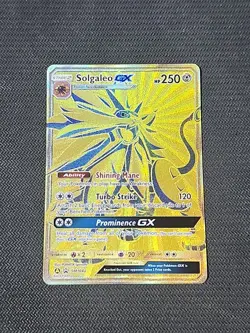 Pokemon Sun & Moon "Solgaleo GX" SM104a / Black Star Promo / Near Mint - Image 1