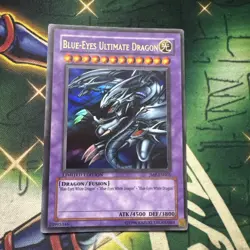 Yugioh! Blue-Eyes Ultimate Dragon JMP-EN005 Ultra Rare Limited Edition LP - Image 1