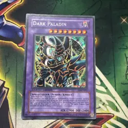 Yugioh! Dark Paladin DMG-001 Secret Rare Limited Edition MP - Image 1