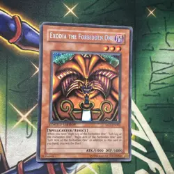 Yugioh! Exodia the Forbidden One MC1-EN001 Secret Rare Limited Edition MP - Image 1