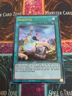 Yugioh Saqlifice MP15-EN171 Ultra Rare 1st Edition Near Mint - Image 1